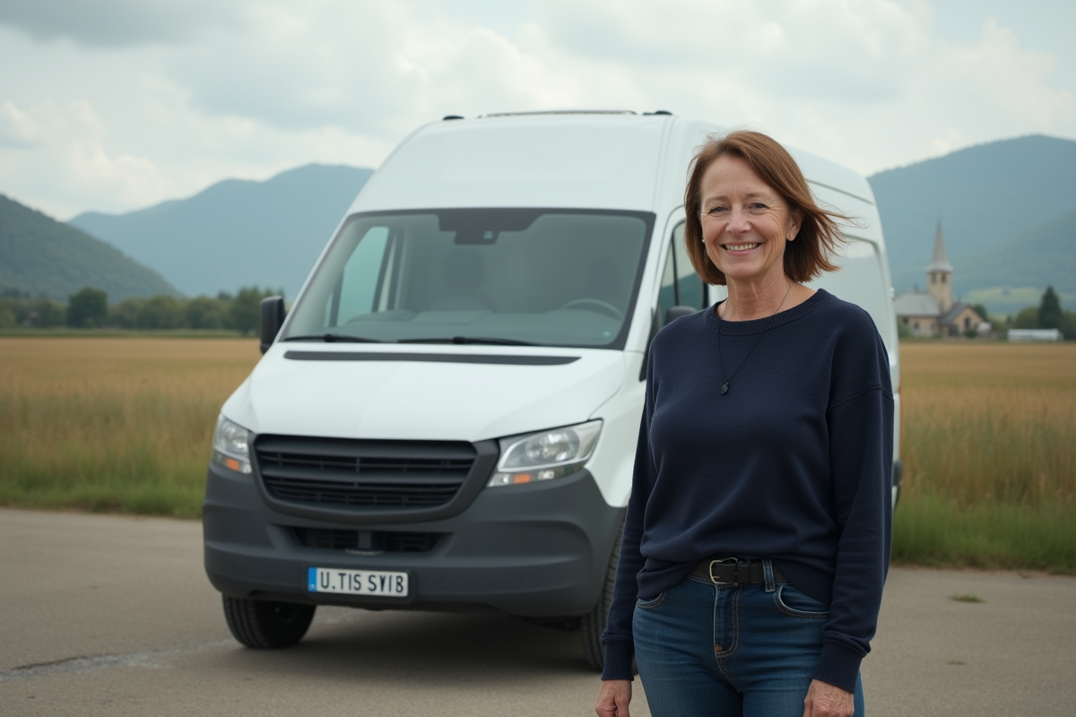 Femme debout à côté d