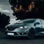 a car on fire
